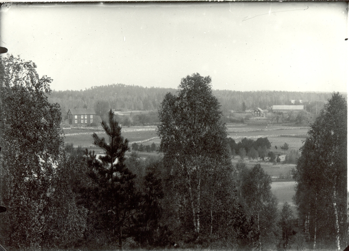 Odlingslandskap i Hagarum 1921, visar byn Pipetorp i Tuna socken.