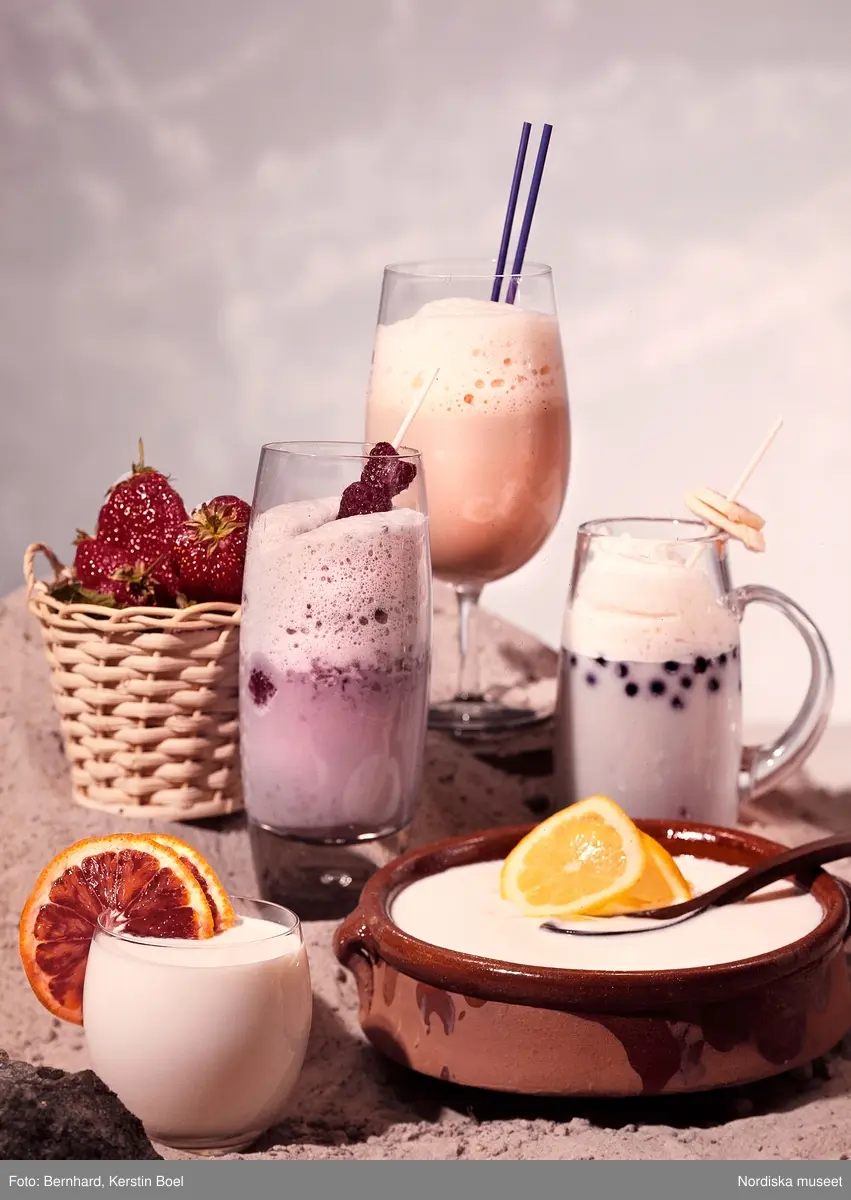 Milkshakes, jordgubbar, grapefrukt m m