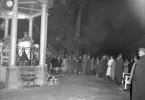 Orkesterföreningens sista konsert för säsongen i musikpaviljongen. Den 8 oktober 1949