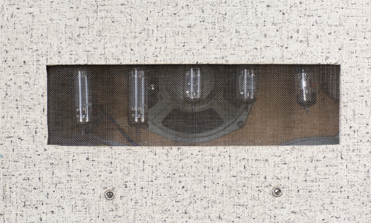 Rørforsterker med utgangseffekt på 10 watt. Kabinettet står på ben, med håndtak på overflaten. Det er tre mikrofoninnganger og to kanaler med tilhørende volumkontroller. I tillegg er det kontroller for bass, diskant og vibrato.
