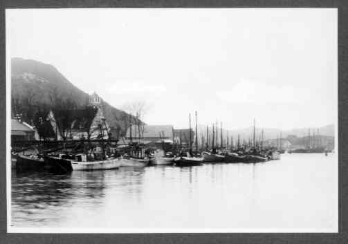 Sildefisket, fiskeskøyter på Egersund havn