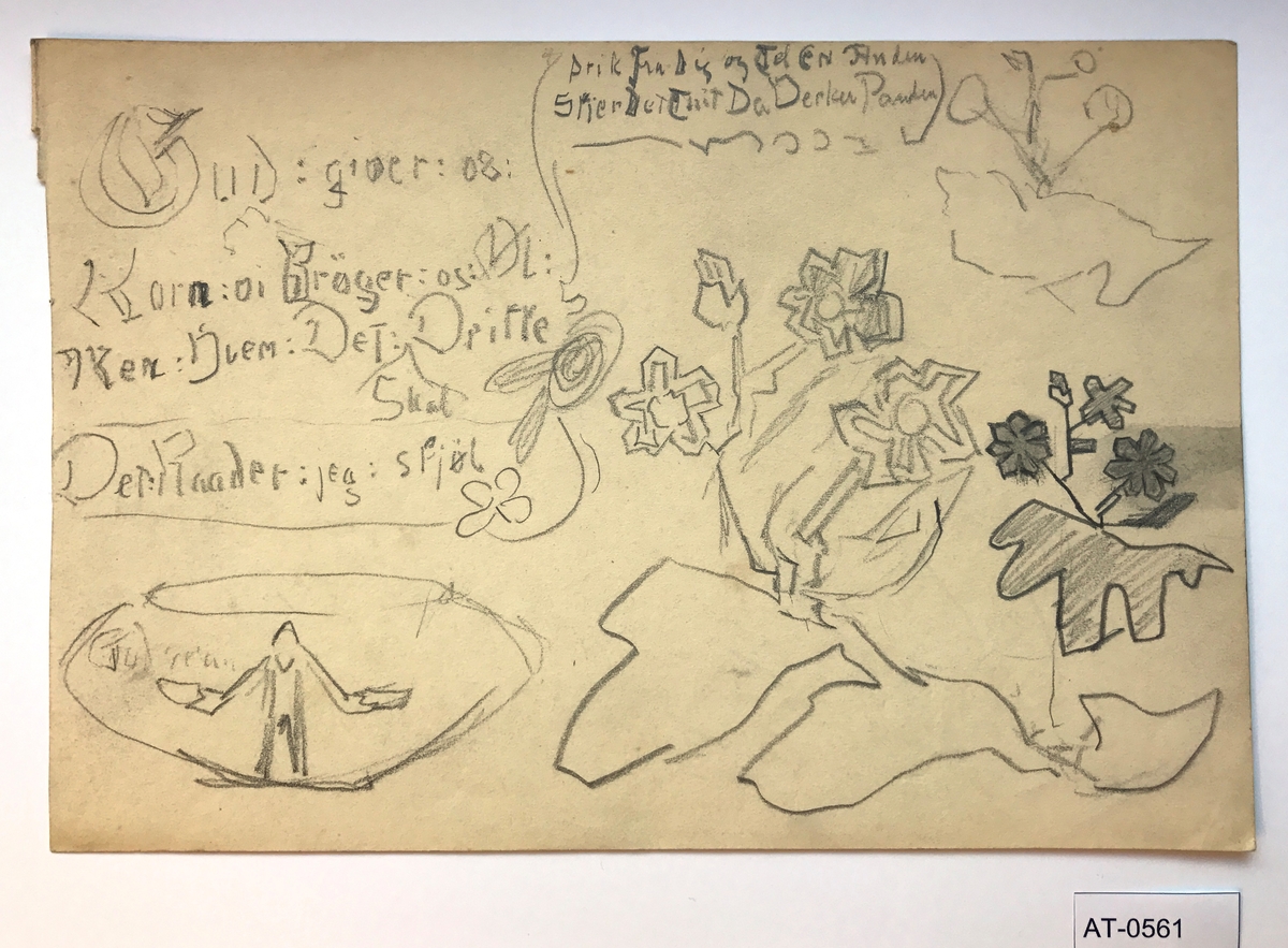 Gud giver os Korn vi Bröger os Øl [Tegning]