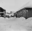 Källgränd, Gamla Gefle. Fotograferat 1953.