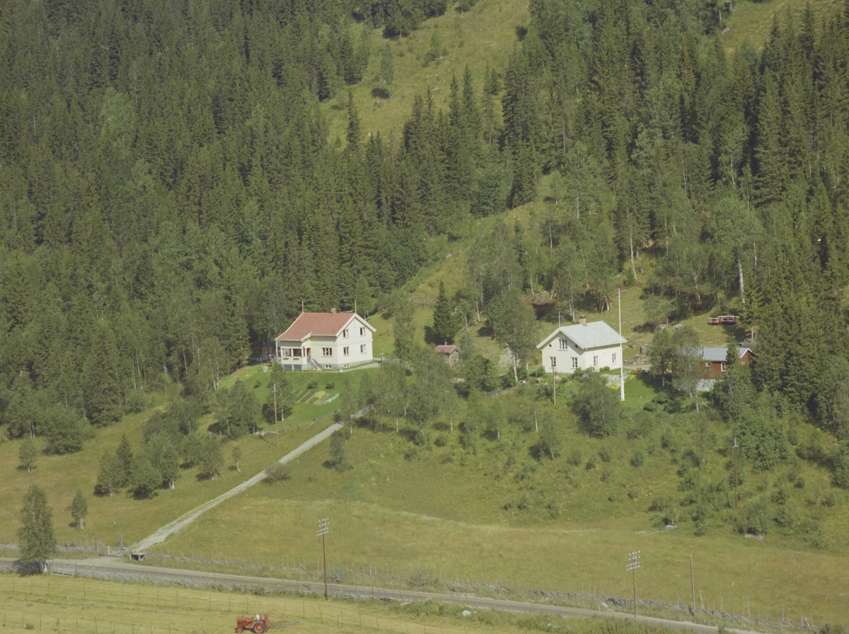 Lynge/Aspelund, bolighus, skog, kaninbur, Svatsum, Gausdal