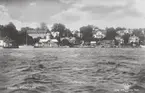 Gamla Dalarö. Utsikt över fiskarhamnen Dalarö år 1924.