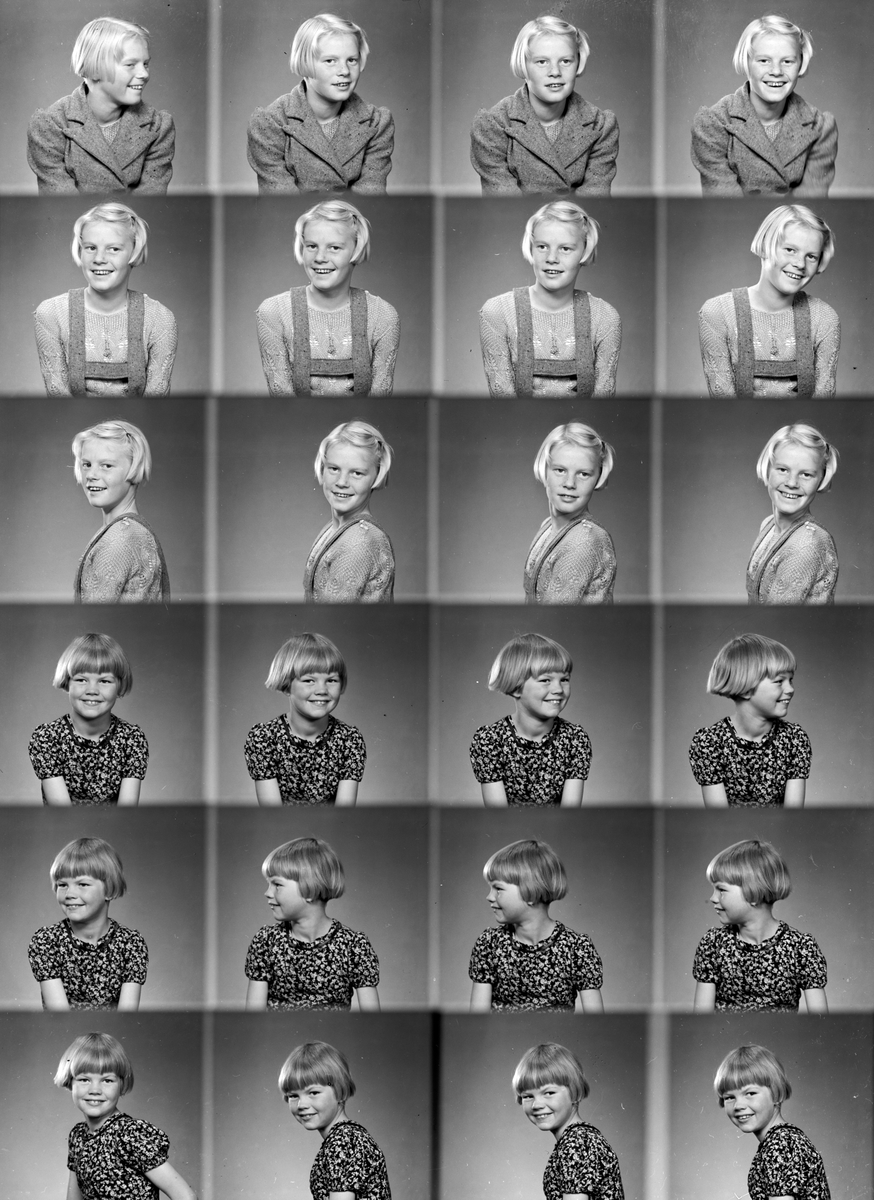 1-12. Else Lindby. 13-24. Synnøve Lindby. Portrett.
