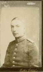 Porträtt av Karl Gustaf Sohlén, löjtnant vid Hälsinge regeme