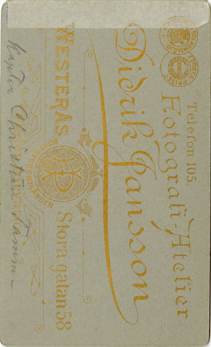Porträtt av Christian Theodor Tamm, kapten vid Livregementets grenadjärkår I 3.
Se även AMA.0009117.