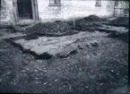 S:t Olofs kyrka. Undersökningen 1950-62. Söder om långhuset.