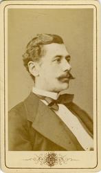 Porträtt av Wilhelm Theodor Unge, underlöjtnant vid Upplands