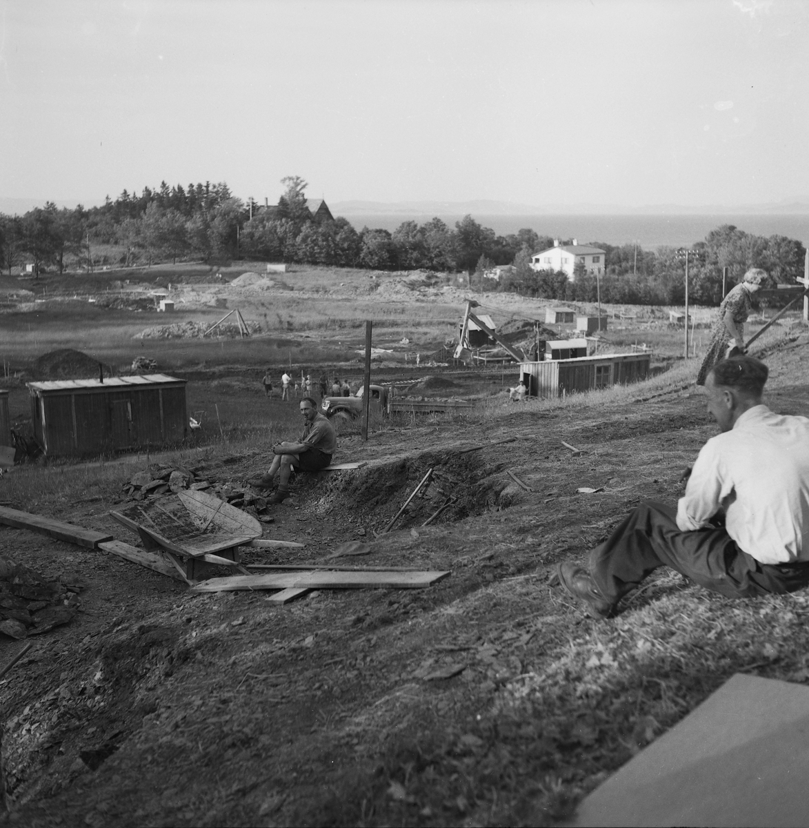 Byggearbeider på Fagerheim