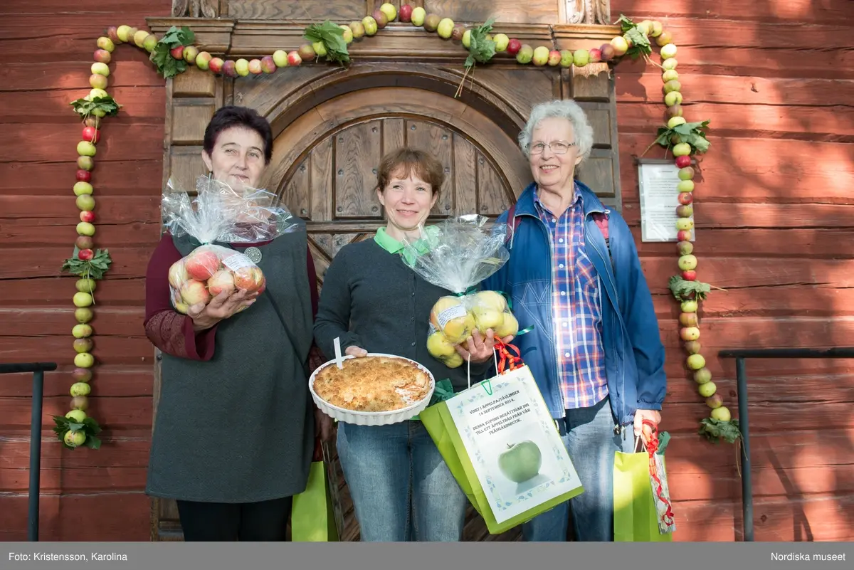 Äppeldagarna Julita 2015, Äpplen, marknad, pajtävling