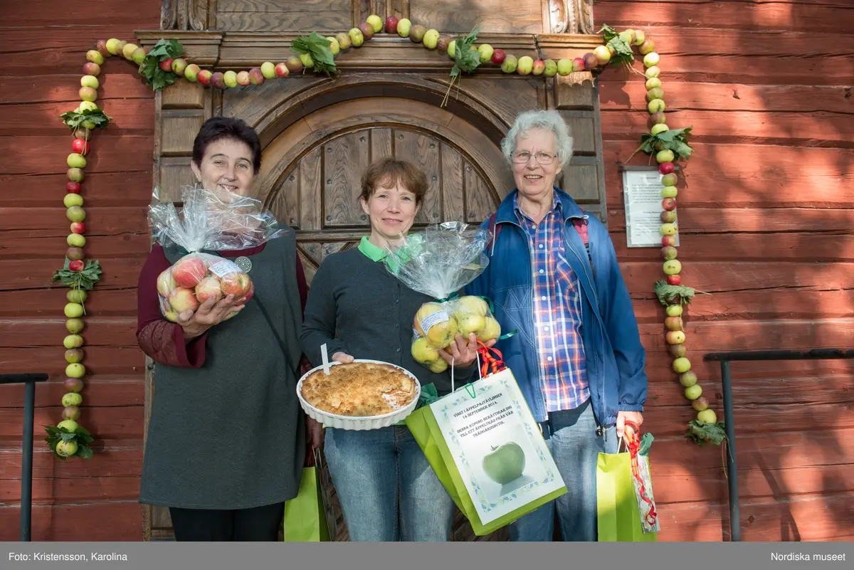 Äppeldagarna Julita 2015, Äpplen, marknad, pajtävling