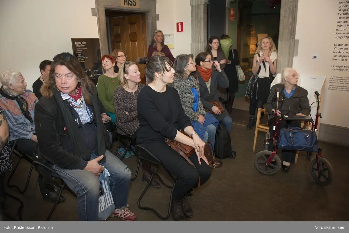 Vernissage utställningen "Vad är folkkonst för dig"