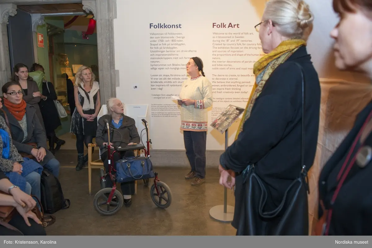 Vernissage utställningen "Vad är folkkonst för dig"