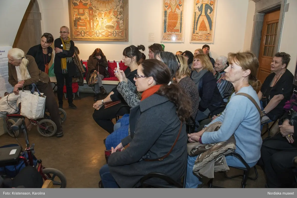 Vernissage utställningen "Vad är folkkonst för dig"