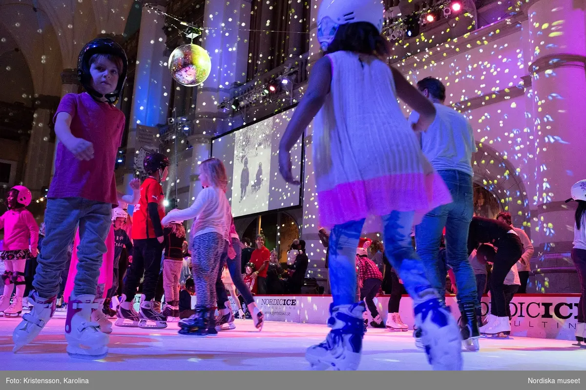 Skridskodisco i Stora hallen på sportlovet 2016, Tema snö och is