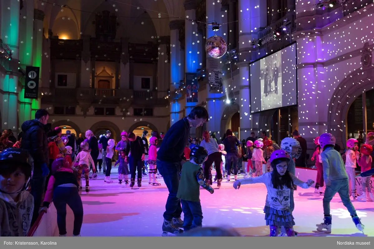 Skridskodisco i Stora hallen på sportlovet 2016, Tema snö och is