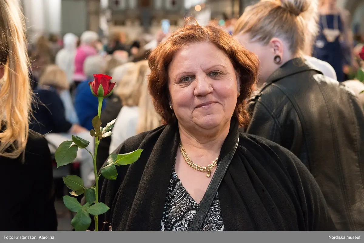 Livstyckets vårmarknad 2016, invigningstal och catwalk. Kompletterande material från själva marknaden i bildserie NMA.0079544