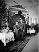 Konditor Adrian och Hilma Bomans vigsel i baptistkyrkan Ebeneser, Östhammar, Uppland 1925