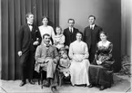 Ateljéporträtt - familj, Östhammar, Uppland