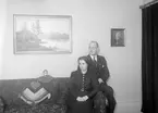 Familjen Rosenblom, Gävle. Foto i december 1938.