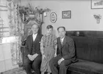 Familjebild, Gävle, 70-årsdag. Foto 1943.