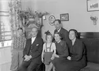 Familjebild, Gävle, 70-årsdag. Foto 1943.