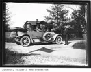 Junsele, bilparti med Svanström. Bilen en Opel Doppel Phaeton 1911-1912.