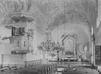 Interiör från Söderala kyrka. Foto 1926.