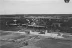 Flygfoto över Bergby, Hamrånge. Foto 1935.