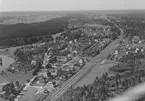 Flygfoto över Lexe. Foto 1939.