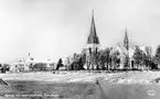 Kyrkan och Kommunalkontoret, Harmånger, Hälsingland