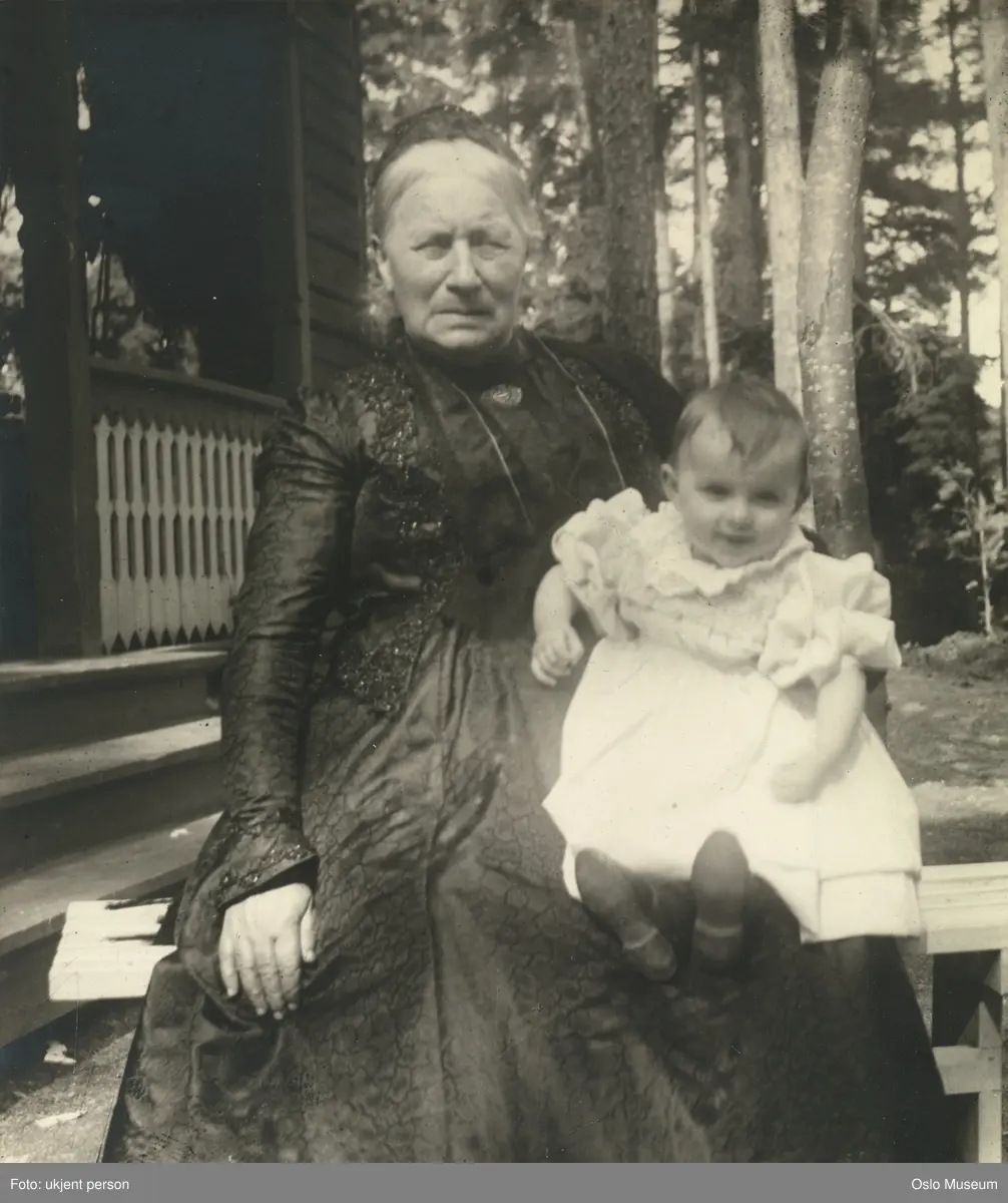 dobbeltportrett, kvinne, skuespillerinne, jente, barnebarn