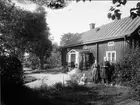 Komministergården, familjen Widman, Börstil, Uppland omkring 1920