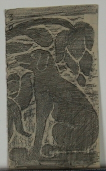 Dekorativa mönster (kalkering från museets stenbord)