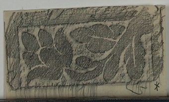 Dekorativa mönster (kalkering från museets stenbord)