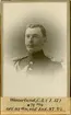 Porträtt av Carl August Westerlund, officer vid Dalregementet I 13 och Intendenturkåren.