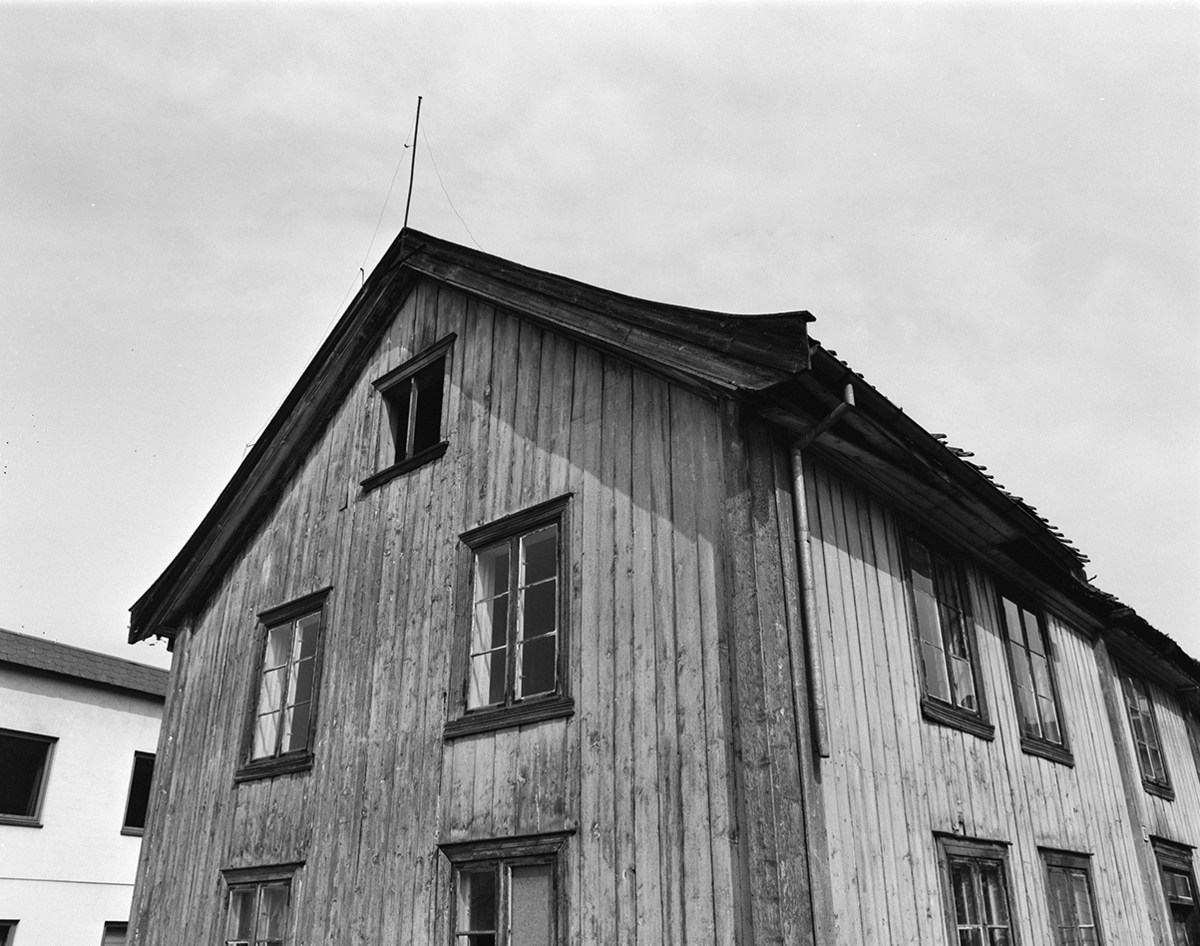 Ringsaker, Brumunddal, Bakkengården i Gamlegata, eksteriør 