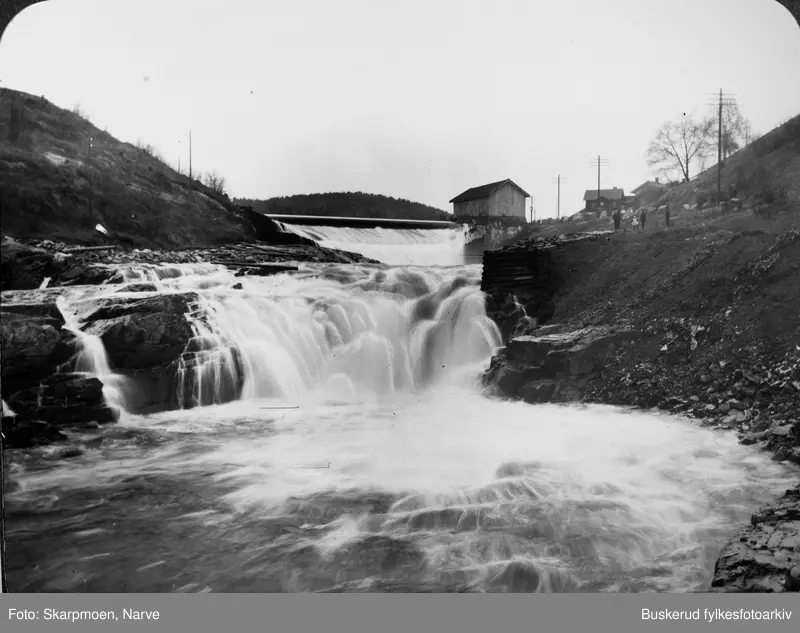 Parti av Skotselven, Øvre Eiker.