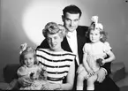 Familjen Sandin, Västra Bergsgatan 43. Den 25 mars 1944