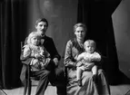 Familjen Wilhelm Hedin. Augusti 1917