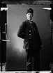 A. Nilsson. Stationskarl på Södra Station. Januari 1918