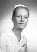 Agneta Löfbom, Fredriksdalsvägen 6 B, Gävle. Den 11 juni 1971.