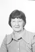 Margareta Persson, Riggargatan 14 B, Gävle. Den 7 september 1974.
