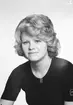 Eva Larsson, Näringsgatan, Gävle. Den 4 augusti 1974.