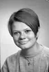 Anne-Christine Bäckins, Nygatan 75, Gävle. Den 6 november 1968