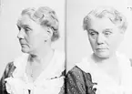 Fru Landelius. Doktor Landelius fru. Läkarvillan Åre.