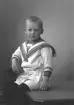 Gustaf Bedoire, gosse