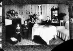 Kopia. Okänd familj i hemmiljö
